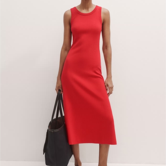 Scarlett Dresses & Skirts - Scarlett Column Dress Red 10 Sleeveless